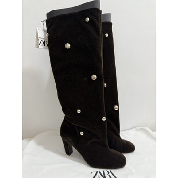 ZARA Knee-High Boots NWT - Picture 14 of 16